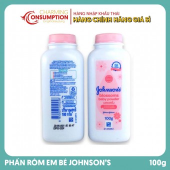 Phấn rôm Johnson's Baby 100g