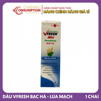 DẦU LĂN THẢO DƯỢC VFRESH - Bạc Hà Lúa Mạch